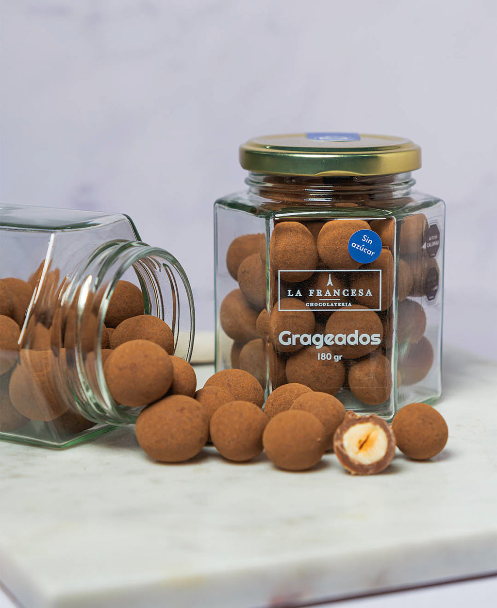 GRAGEADOS AVELLANA LECHE CACAO SIN AZUCAR
