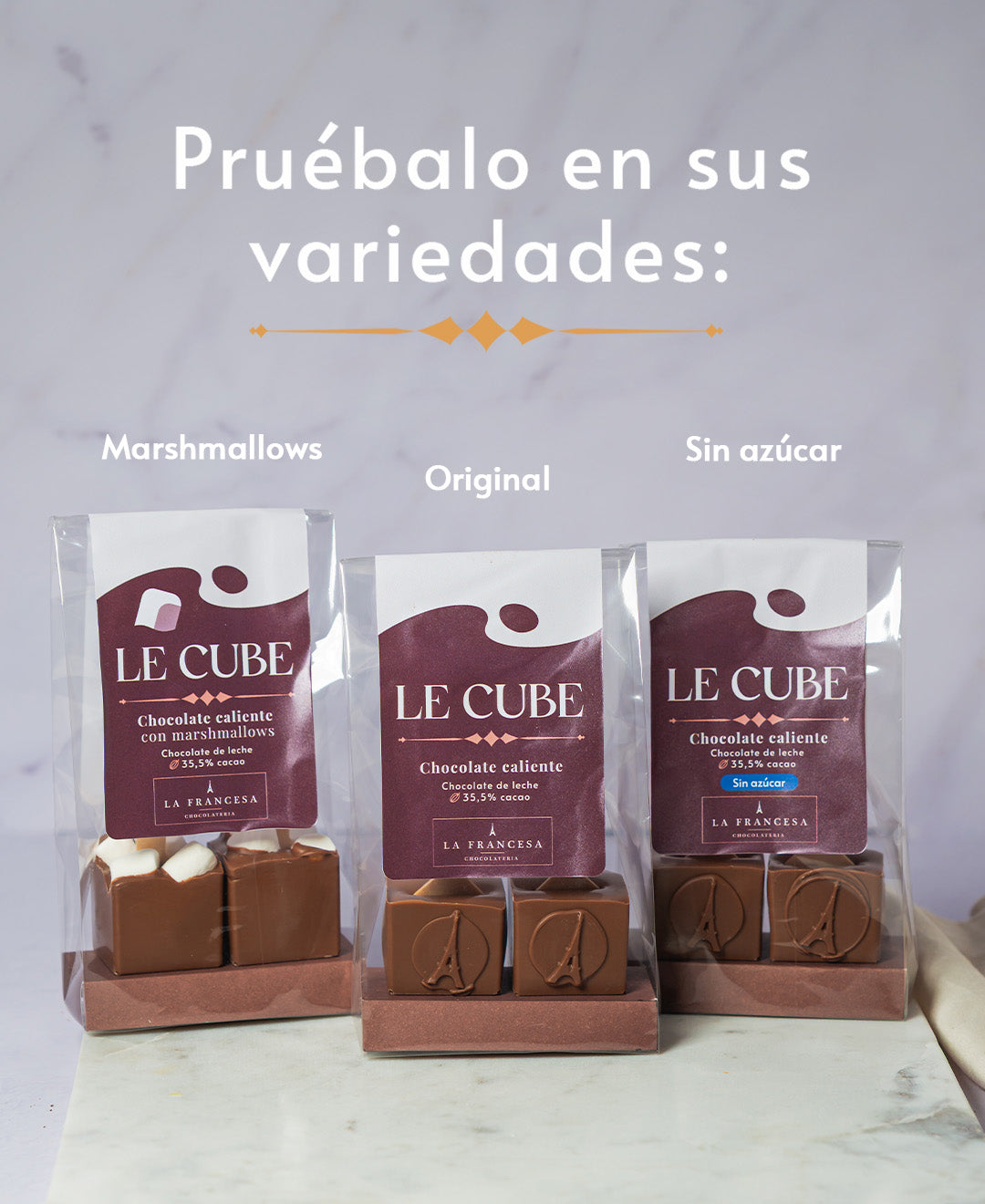 Bolsa Le Cube sin azúcar