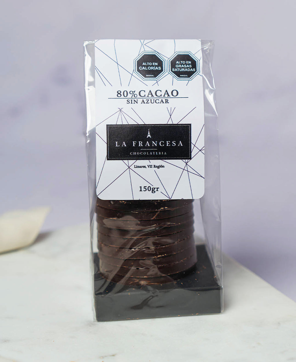 BOLSA 80% CACAO SIN AZUCAR