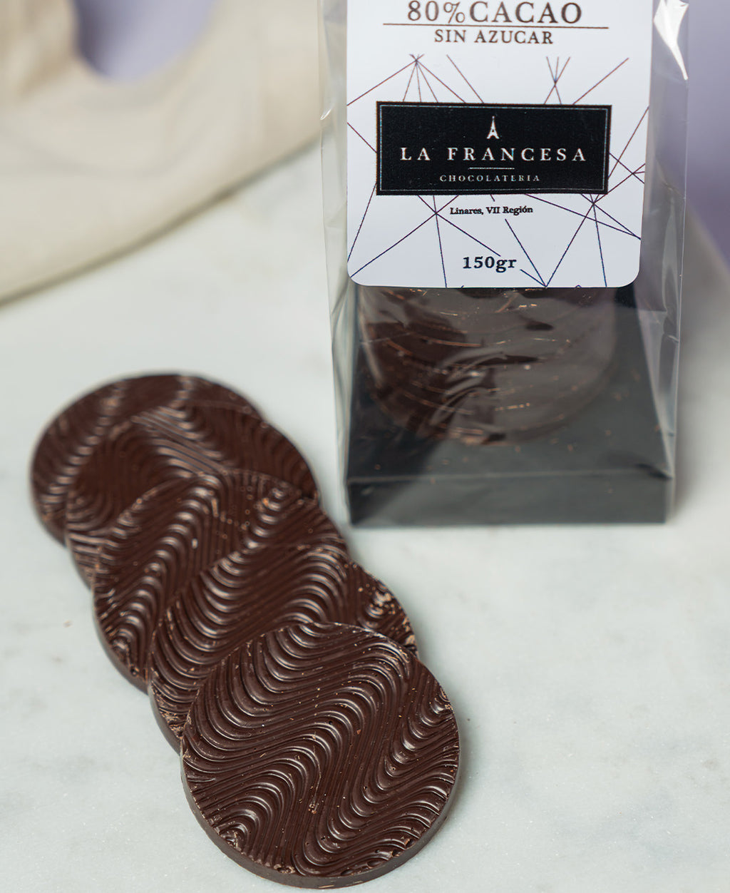 BOLSA 80% CACAO SIN AZUCAR